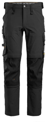 Snickers 6371 Allroundwork Stretch Trouser Black\Black - Regular / 30 (44) - Trousers