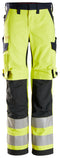 Snickers 6760 Protecwork Womens Trousers Hi-vis Class 2