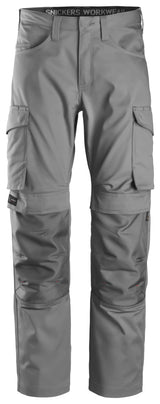 Snickers 6801 Sl Trousers Knee Guard Grey\Grey - Regular / 30 (44)