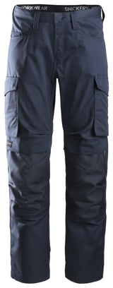 Snickers 6801 Sl Trousers Knee Guard Navy\Navy - Regular / 30 (44)