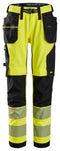 Snickers 6943 Hi-vis Class 2 Stretch Trousers Holster Pockets
