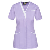 ORN 8200 - Tonia V-Neck Tunic Lilac - White - 6 - Healthcare