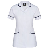 ORN 8600 - Florence Classic Tunic White - Navy - 6 - Healthcare