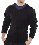 Acrylic Mod V-Neck Sweater