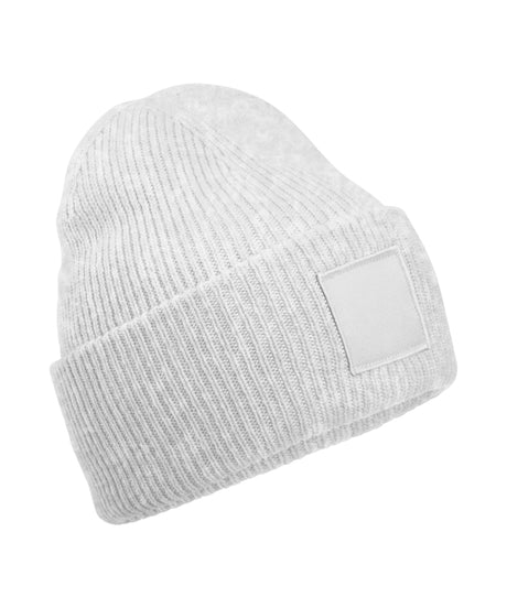 Beechfield - Deep-cuffed tonal patch beanie - B336R