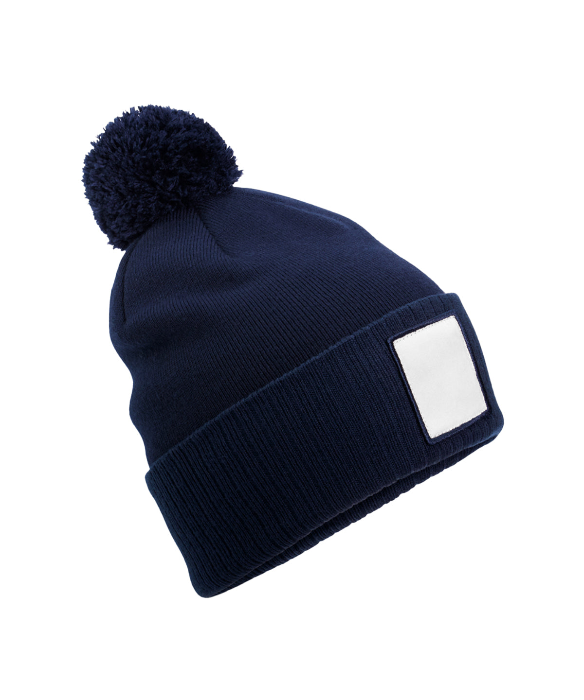 Beechfield - Applique patch pom beanie - B338R