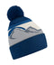 Beechfield - Mountain peaks pom pom beanie - B395R