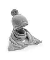 Beechfield - Knitted scarf and beanie gift set - B401R