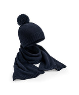 Beechfield - Knitted scarf and beanie gift set - B401R