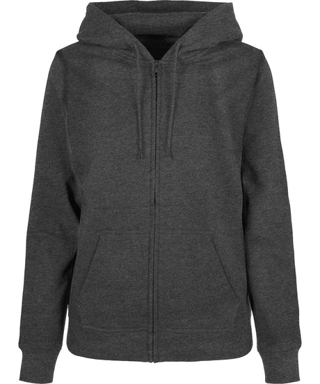 Build Your Brand Women’s basic zip hoodie