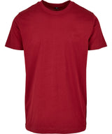 Build Your Brand Basic Round Neck Tee Burgundy - XS - T-Shirts