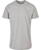 Build Your Brand Basic Round Neck Tee Heather Grey - XS - T-Shirts