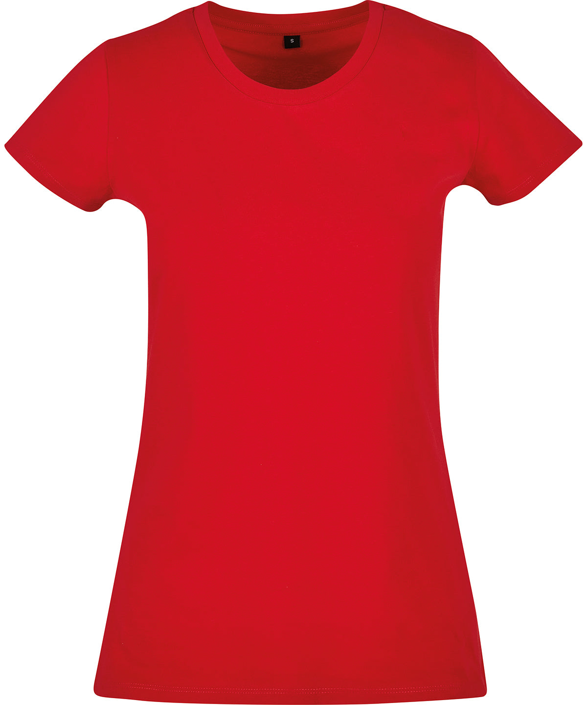 Build Your Brand Basic Womens Basic Tee City Red