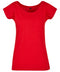 Build Your Brand Basic Womens Wide Neck Tee City Red