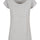 Build Your Brand Basic Womens Wide Neck Tee Heather Grey