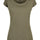 Build Your Brand Basic Womens Wide Neck Tee Olive