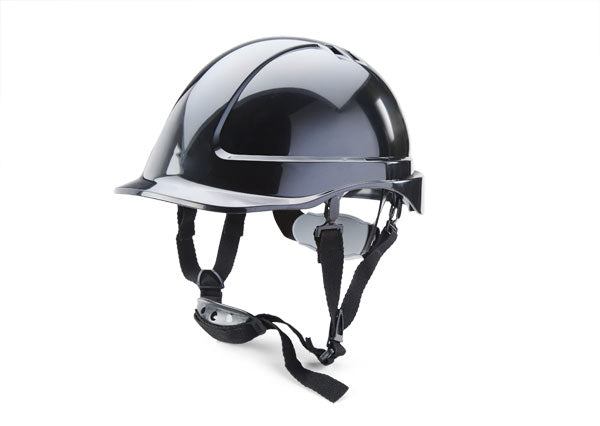 Beeswift Reduced Peak Helmet - Black - Head Protection: White