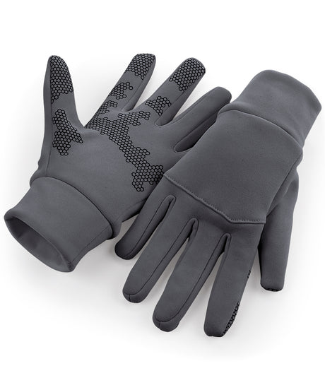 Beechfield Softshell sports tech gloves