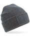 Beechfield Removable patch Thinsulate beanie