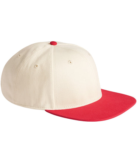 Contrast Flat Peak 6 Panel Cap