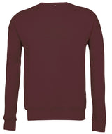 Bella Canvas Unisex Drop Shoulder Fleece Pullover - Maroon / XS - Sweatshirts