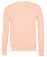 Bella Canvas Unisex Drop Shoulder Fleece Pullover - Peach / XS - Sweatshirts