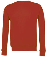Bella Canvas Unisex Drop Shoulder Fleece Pullover - Red / XS - Sweatshirts