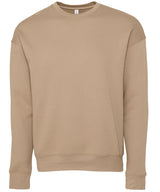 Bella Canvas Unisex Drop Shoulder Fleece Pullover - Tan / XS - Sweatshirts