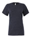 Bella Canvas Womens relaxed Jersey short sleeve tee Heather Navy