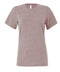 Bella Canvas Womens relaxed Jersey short sleeve tee Heather Pink Gravel