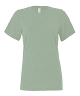 Bella Canvas Womens relaxed Jersey short sleeve tee Heather Sage - S - T-Shirts