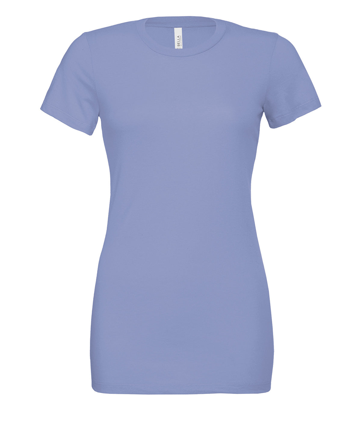 Bella Canvas Womens relaxed Jersey short sleeve tee Lavender Blue