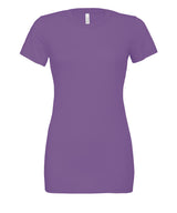 Bella Canvas Womens relaxed Jersey short sleeve tee Royal Purple - S - T-Shirts