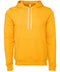 Bella Canvas Unisex polycotton fleece pullover hoodie Gold