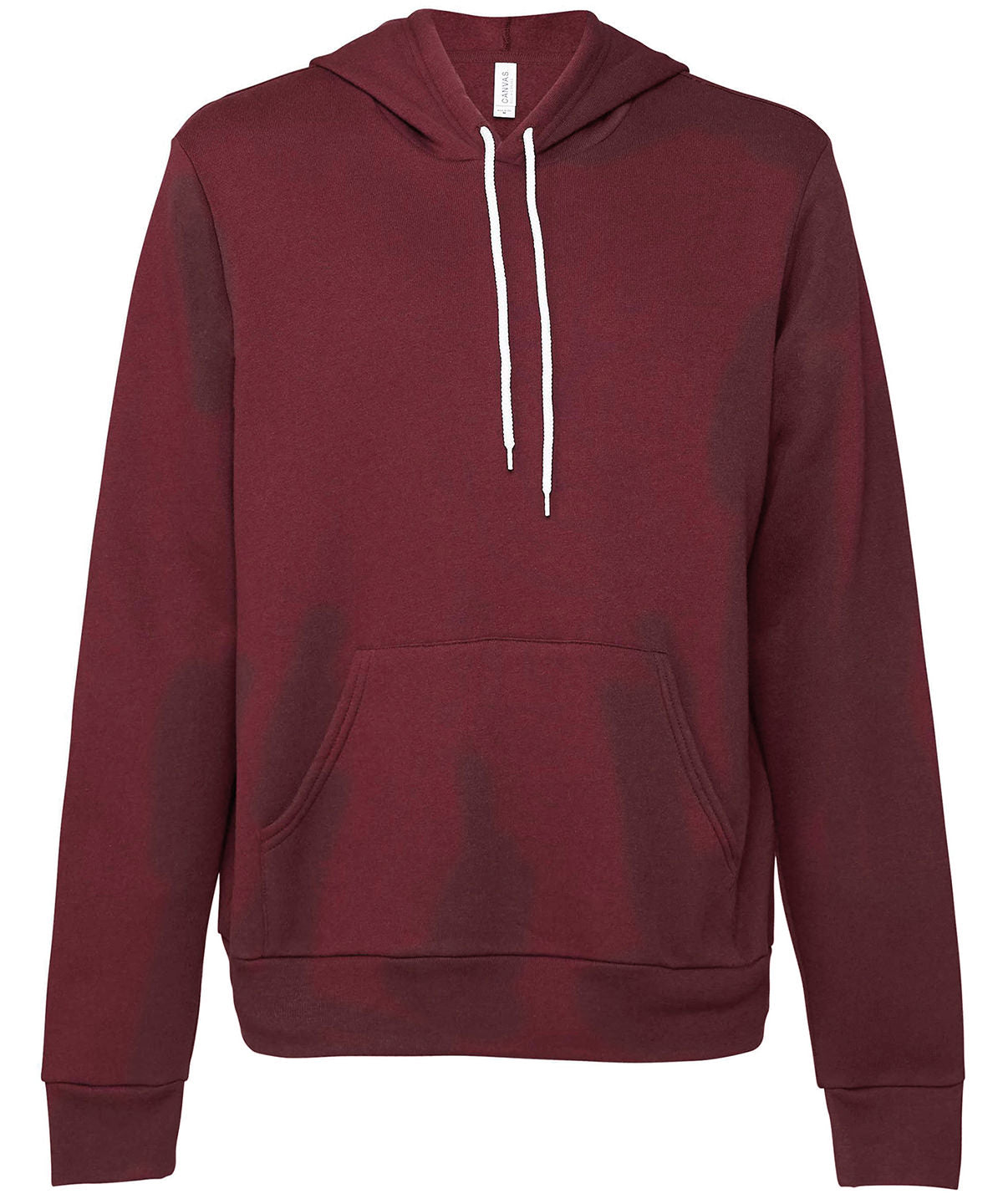 Bella Canvas Unisex polycotton fleece pullover hoodie Maroon