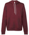 Bella Canvas Unisex polycotton fleece pullover hoodie Maroon