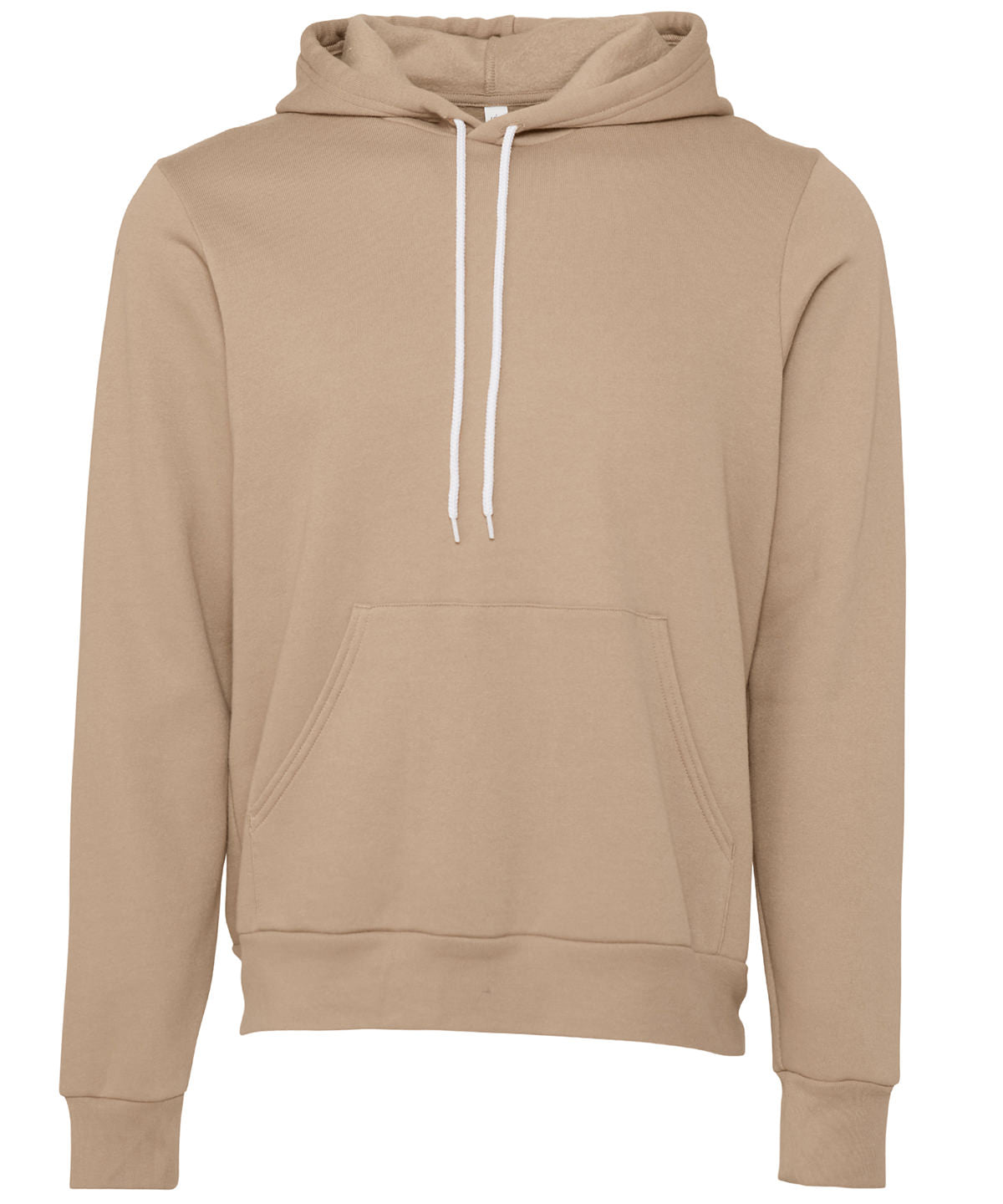 Bella Canvas Unisex polycotton fleece pullover hoodie Tan