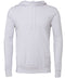 Bella Canvas Unisex polycotton fleece pullover hoodie White