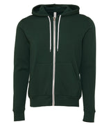 Bella Canvas Unisex Polycotton Fleece Full-Zip Hoodie - Forest / XS - Hoodies