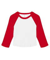 Bella Canvas - Womens micro rib 3/4 raglan baby t-shirt - BE142