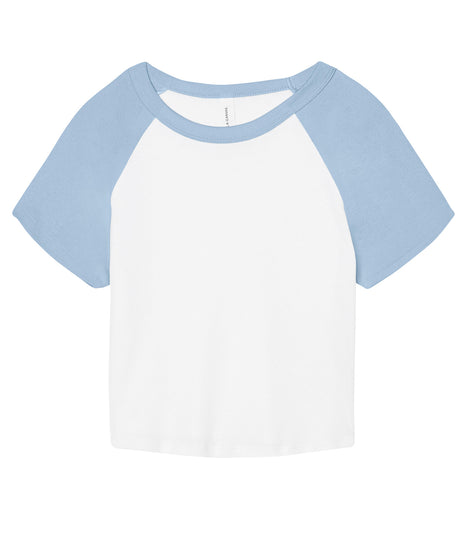 Bella Canvas - Womens micro rib raglan baby t-shirt - BE143