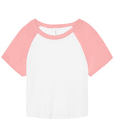 Bella Canvas - Womens micro rib raglan baby t-shirt - BE143