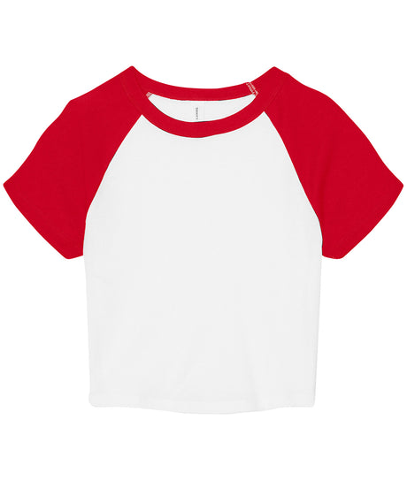 Bella Canvas - Womens micro rib raglan baby t-shirt - BE143