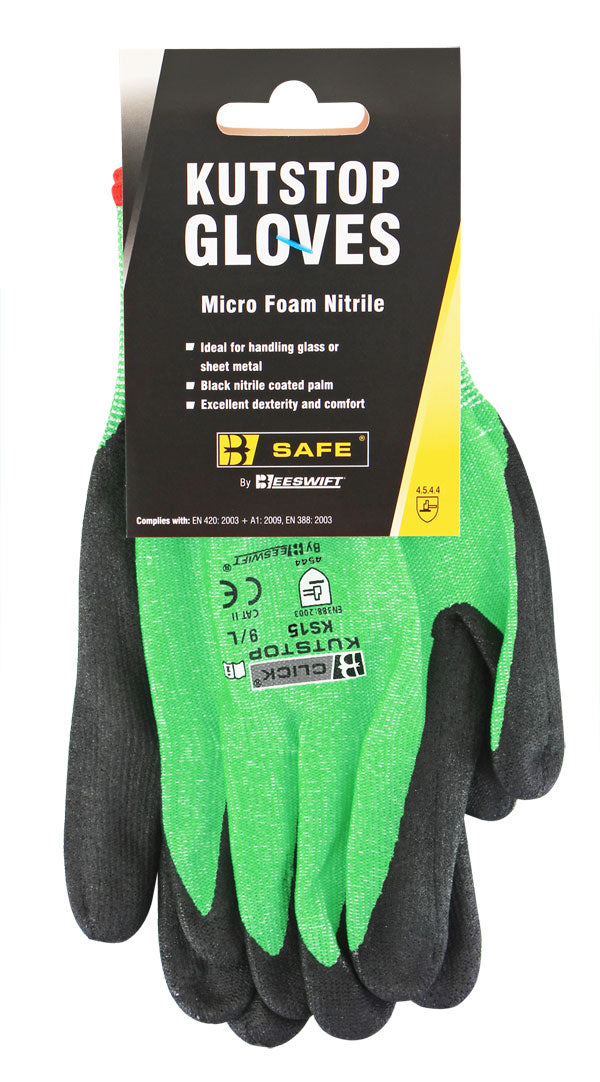 Beeswift Kutstop Micro Foam Nitrile Glove
