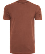 Build Your Brand T-Shirt Round-Neck Bark - XS - T-Shirts