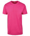 Build Your Brand T-Shirt Round-Neck Hibiskus Pink