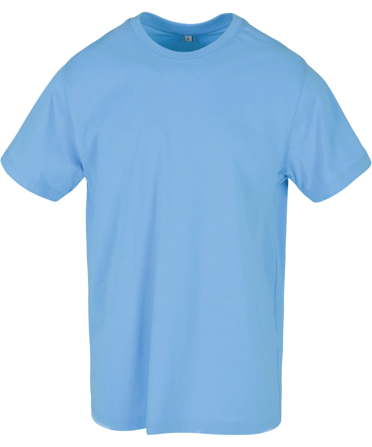 Build Your Brand T-Shirt Round-Neck Horizon Blue