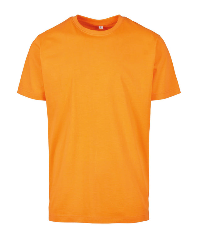 Build Your Brand T-Shirt Round-Neck Paradise Orange
