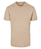 Build Your Brand T-Shirt Round-Neck Sand - S - T-Shirts