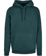 Build Your Brand Heavy Cotton Blend Hoodie - Bottle Green / XS - Hoodies